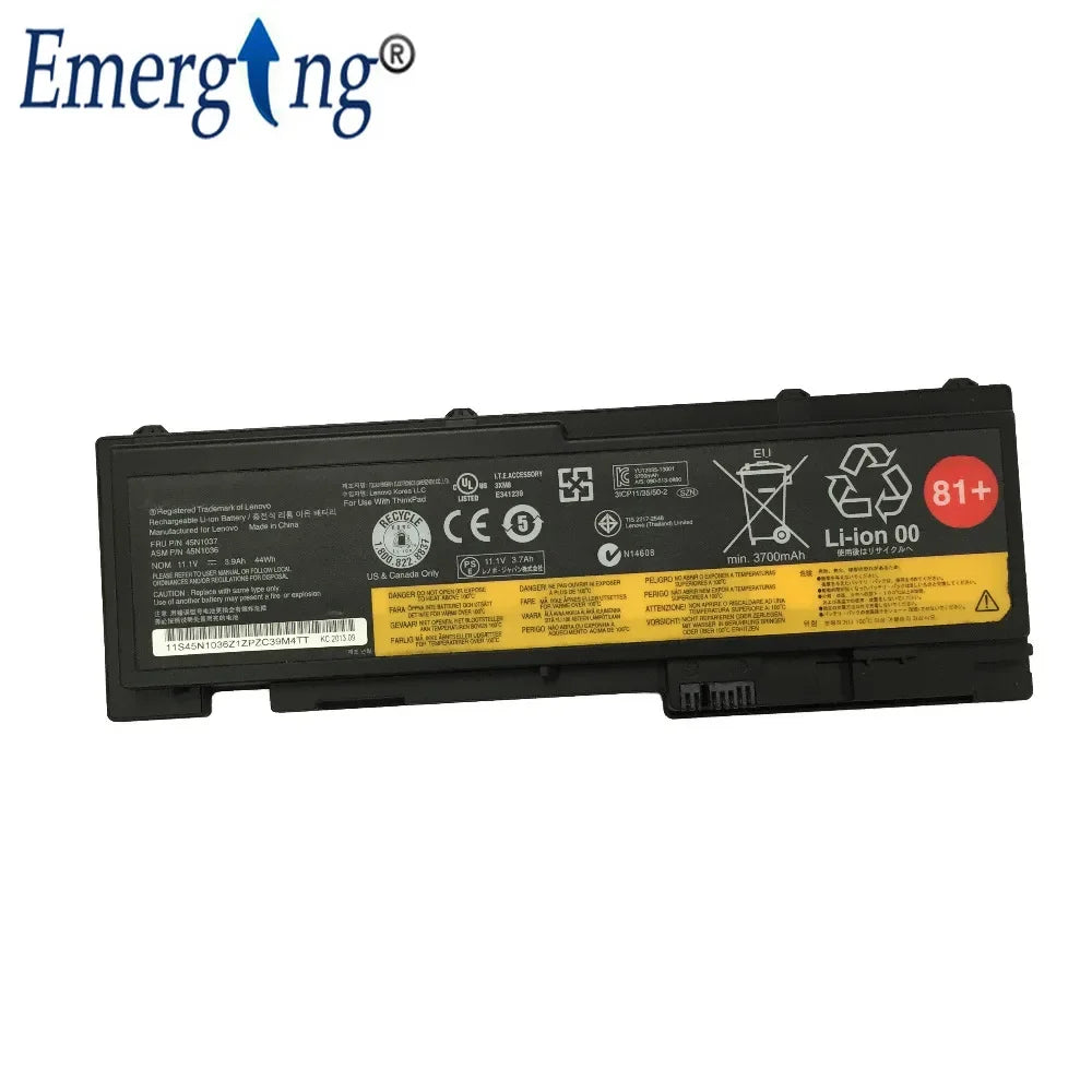 11.1V 44Wh Original  New  Laptop Battery for  Lenovo ThinkPad T430s T430si 45N1036 45N1037 45N1038 0A36309