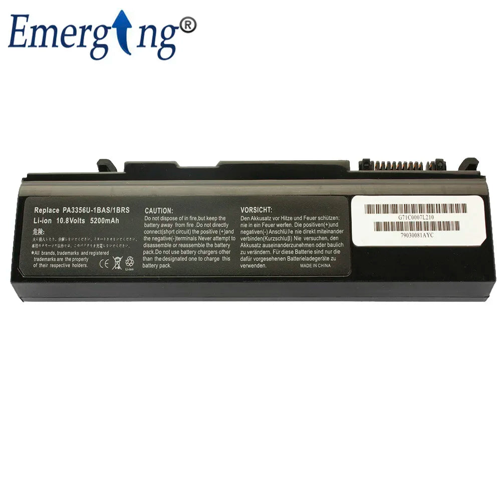 New Laptop Battery For Toshiba Tecra M10 A10 A2 A3X A9 M500 PA3356U-1BAS PA3456U PA3356U PA3357U