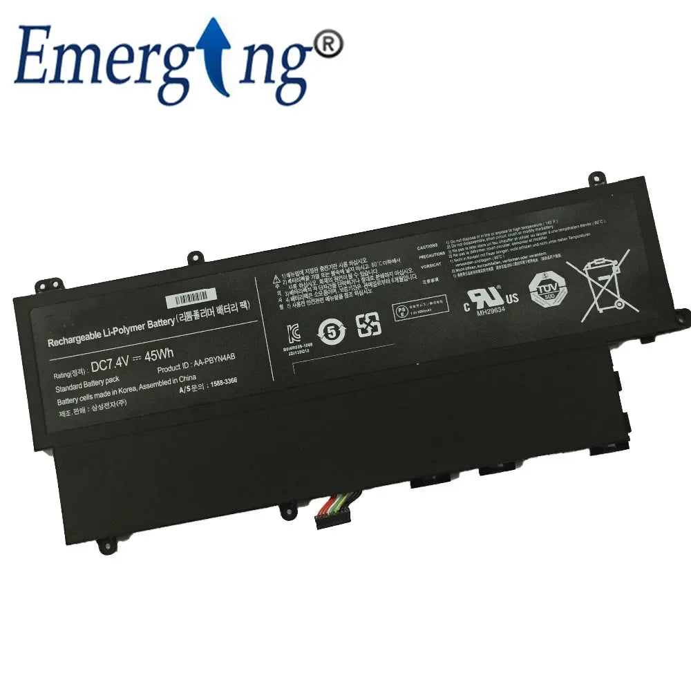 7.4V 45Wh New Original  Laptop Battery for Samsung AA-PBYN4AB AA-PLWN4AB 530U3B 530U3C 535U3C 532U3X 540U3C