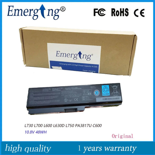 10.8v Laptop Battery For Toshiba C600 L600 L635 L655 L735 L510 M800 M900 A665 P755 PABAS229 PA3817 PA3634