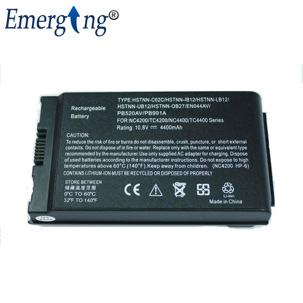 6Cells New Laptop Battery for HP  HSTNN-LB27 HSTNN-UB12 PB991A 4200 NC4400 TC4400 NC4200 TC4200