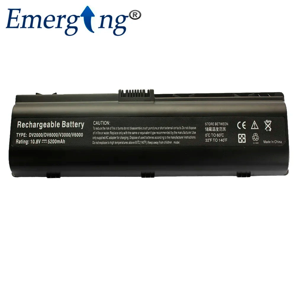 10.8V New Laptop Battery for HP dv3000 dv6000 v3500 dv2700 dv2000 HSTNN-LB42