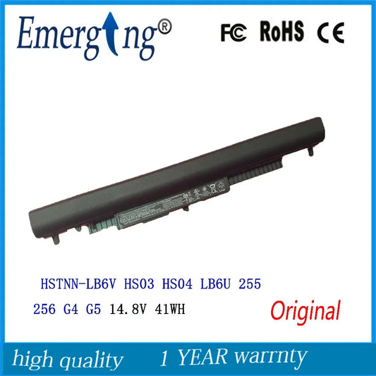 14.8V 41Wh New  Original  Laptop Battery for HP Pavilion 14-ac0XX  HS03 HS04 15-ac121dx 255 245 250 G4 240 HSTNN-LB6U HSTNN-PB6T