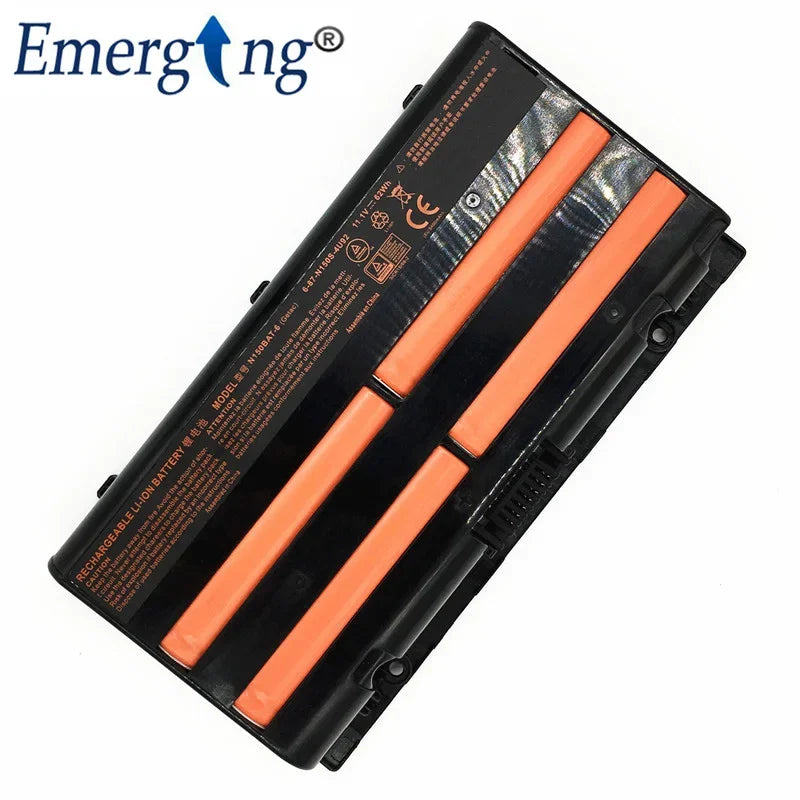 11.1V 62WH N150BAT-6  Laptop Battery For Clevo N170SD N150SD N151SD N155S 6-87-N150S-4292