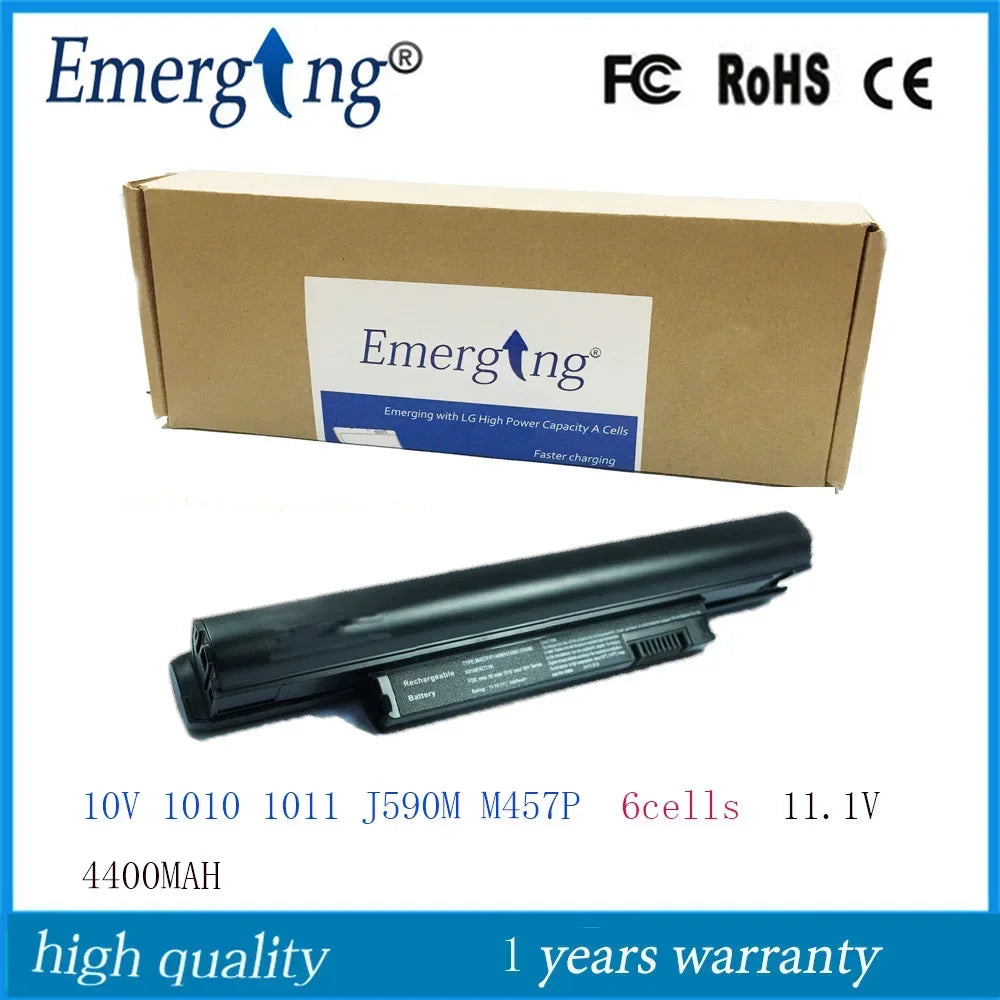 11.1V 4400MAH New Laptop Battery for Dell J6854N K916P J590M K711N F144 MINI10  10V 1010 1011