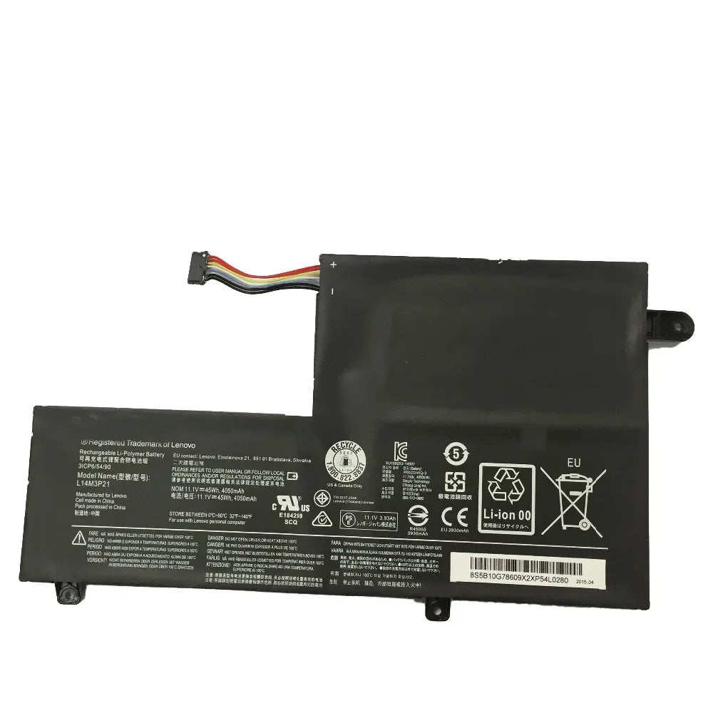 11.1V 45Wh New  Original   Laptop Battery for Lenovo  FLEX 3-1480 L14M3P21 5B10G78611