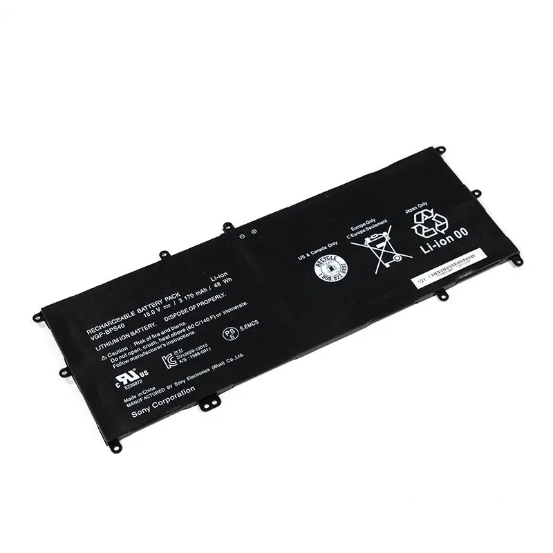 15V 3170mAh 48Wh VGP-BPS40 Laptop Battery For SONY VAIO Flip 14A SVF 15A SVF15N17CXB  BPS40