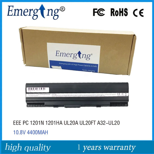 10.8V  4400mah Laptop Battery for ASUS  Eee PC 1201N 1201T UL20 UL20A  A32-UL20