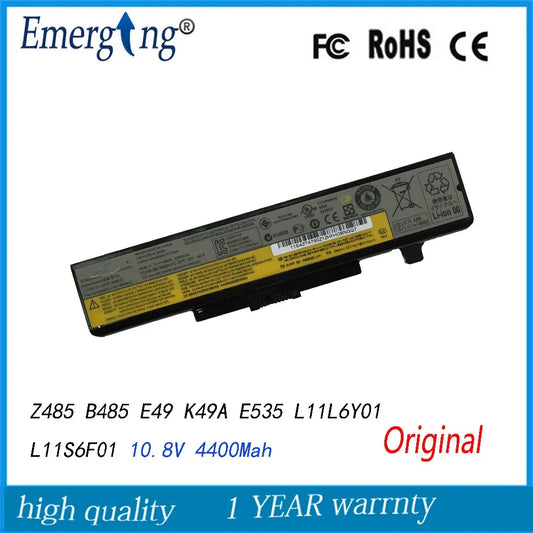 10.8V 48WH Original  New  Laptop Battery for  Lenovo IdeaPad Y480 G480 G580 V580 L11L6F01 L11L6R01 L11L6Y01