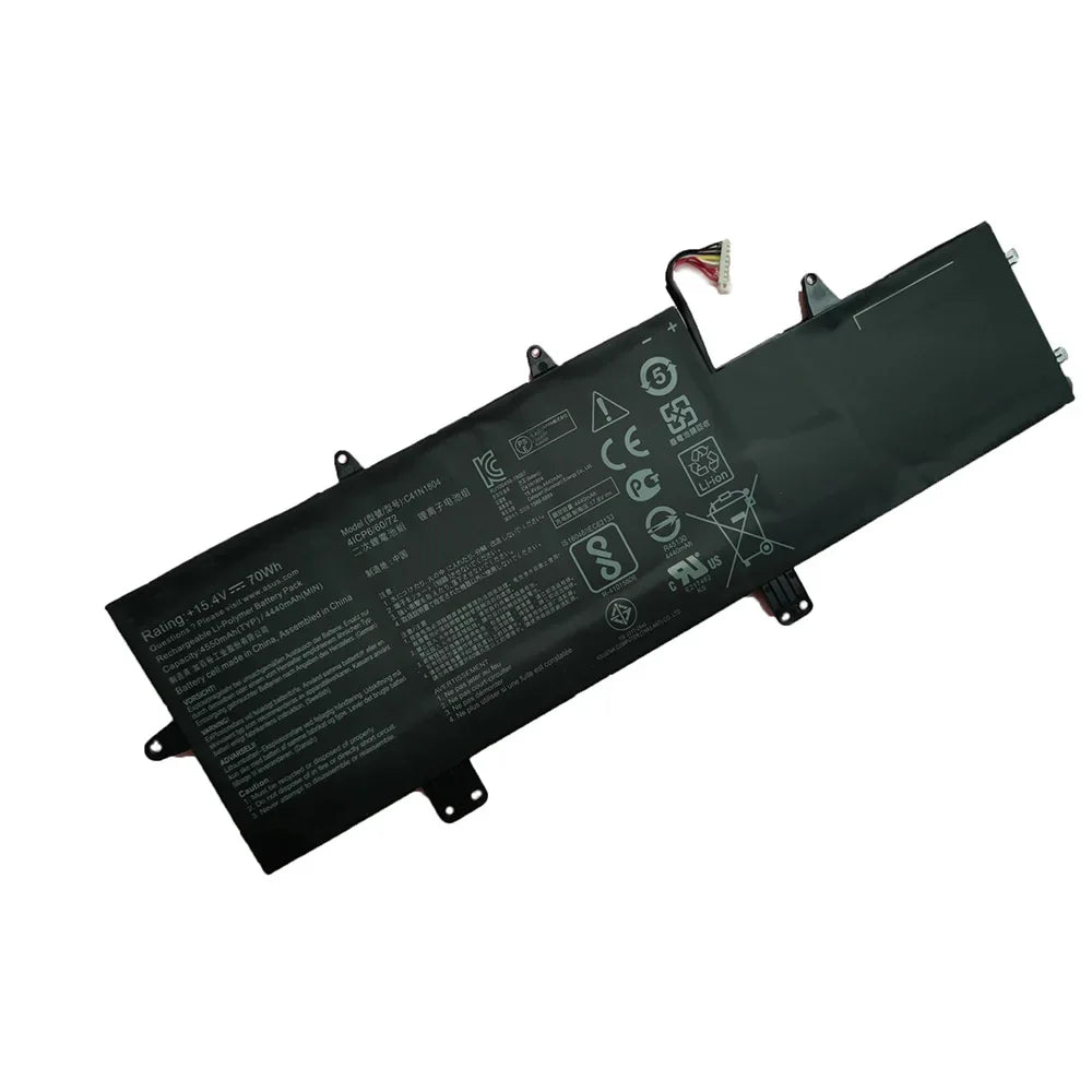 15.4V 70WH New Original Laptop Battery C41N1804 for ASUS ZenBook Pro 14 UX450FDX UX450FD UX480 UX480FD