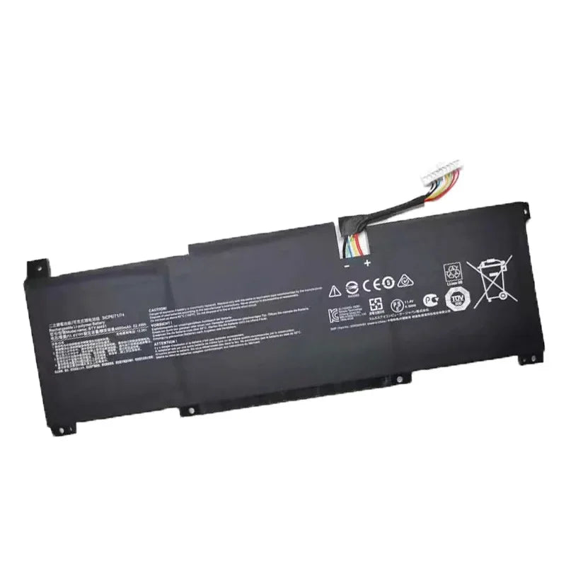 11.4V 52.4Wh BTY-M491 New Laptop Battery For MSI Modern 15 A10RB A10RB-041TW A11SB-059 A4MW Prestige14