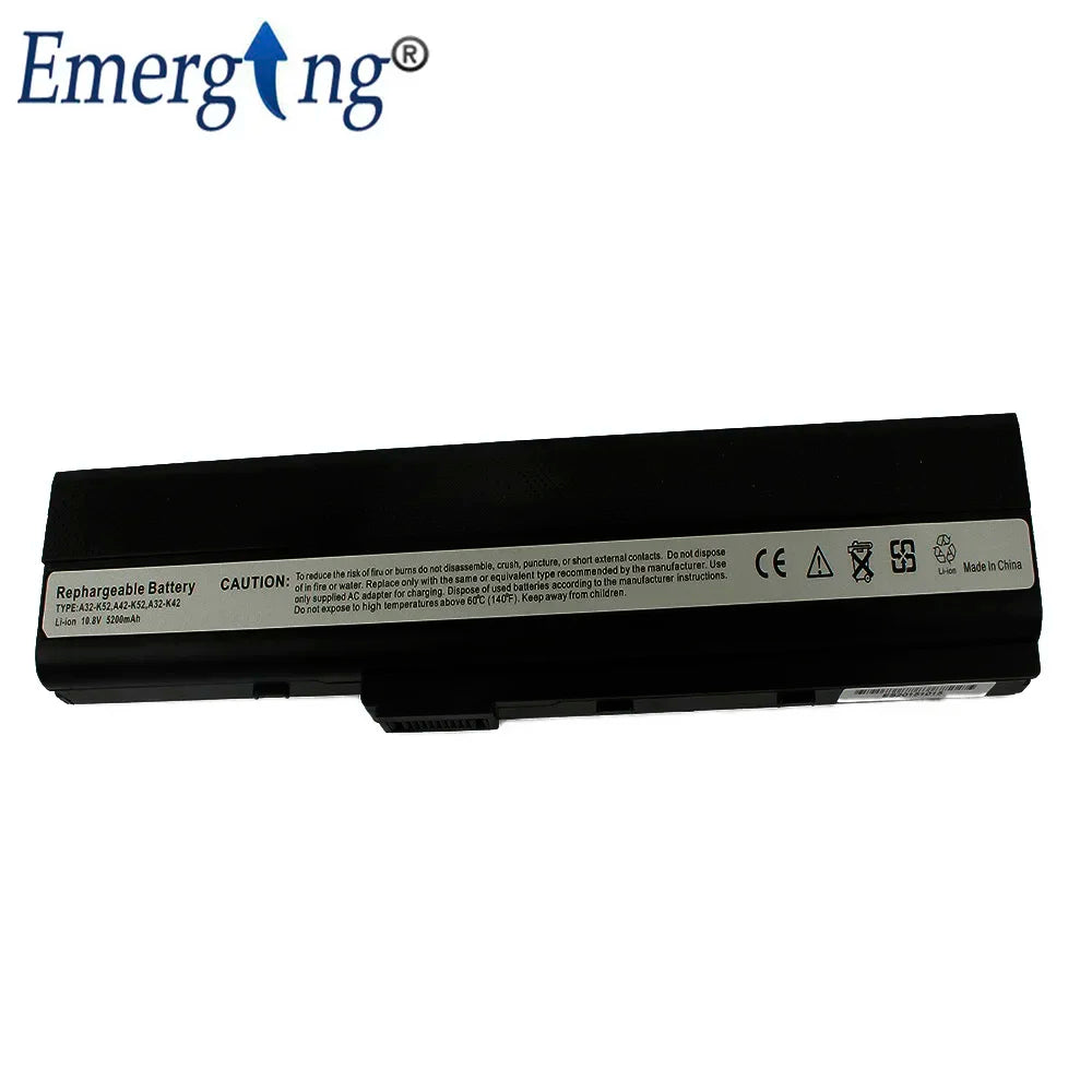 11.1v 4400mah New Laptop Battery for ASUS A32-K52 K52 A52 A52 FA52J A52JB K42 K42J K42JB K42JV