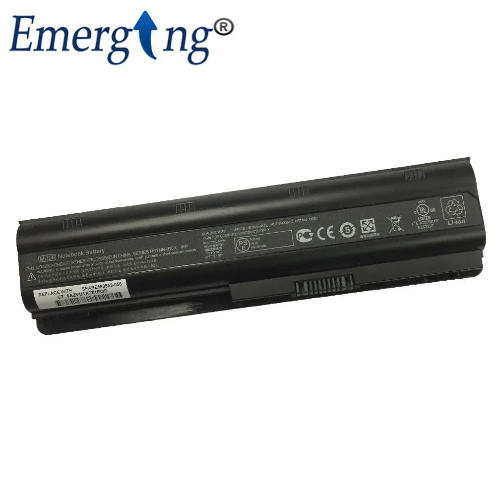 Original 55WH New Laptop Battery MU06 For HP Pavilion G4 G6 G7 G32 G42 G56 G62 G72 CQ32 CQ42 CQ43 CQ62 CQ56 CQ72 DM4 593553-001