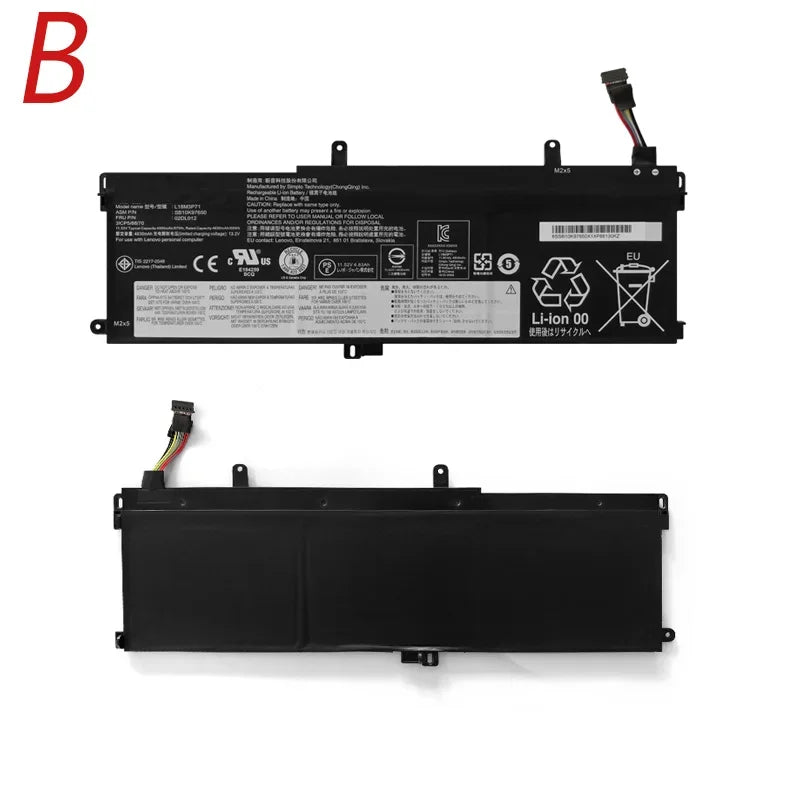 L18L3P71 Original Battery For Lenovo ThinkPad T590 20N4 20N5 T15 Gen 1 L18M3P71 L18S3P71  02DL011 02DL012 SB10K97649 5B10W13913