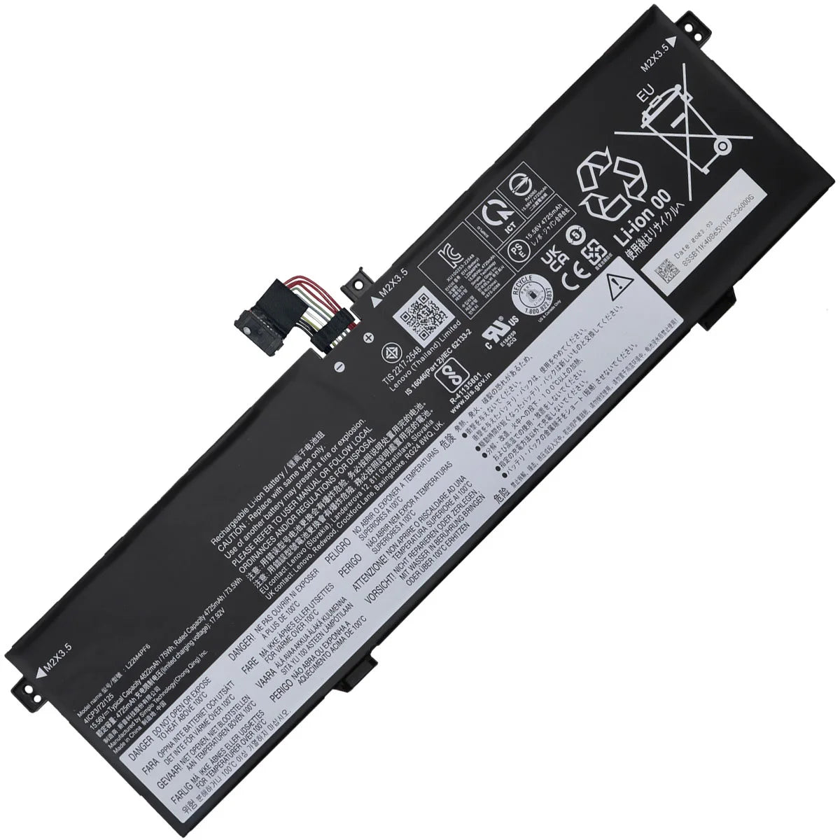 L22M4PF6 L22B4PF6 L22C4PF6 L22D4PF6 L22L4PF6 Laptop Battery For Lenovo Yoga Pro 9 14 series 5B11K40867 5B11N45312 15.56V 75Wh