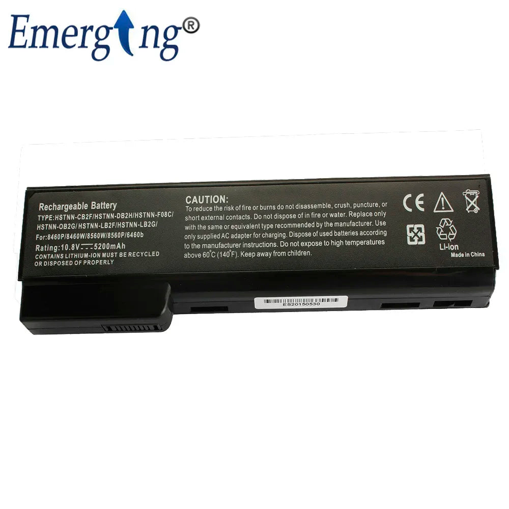 10.8V 5200Mah New Laptop Battery CC06 for HP EliteBook 8460w 8560p 8460p ProBook 6560b 6360 CC06XL