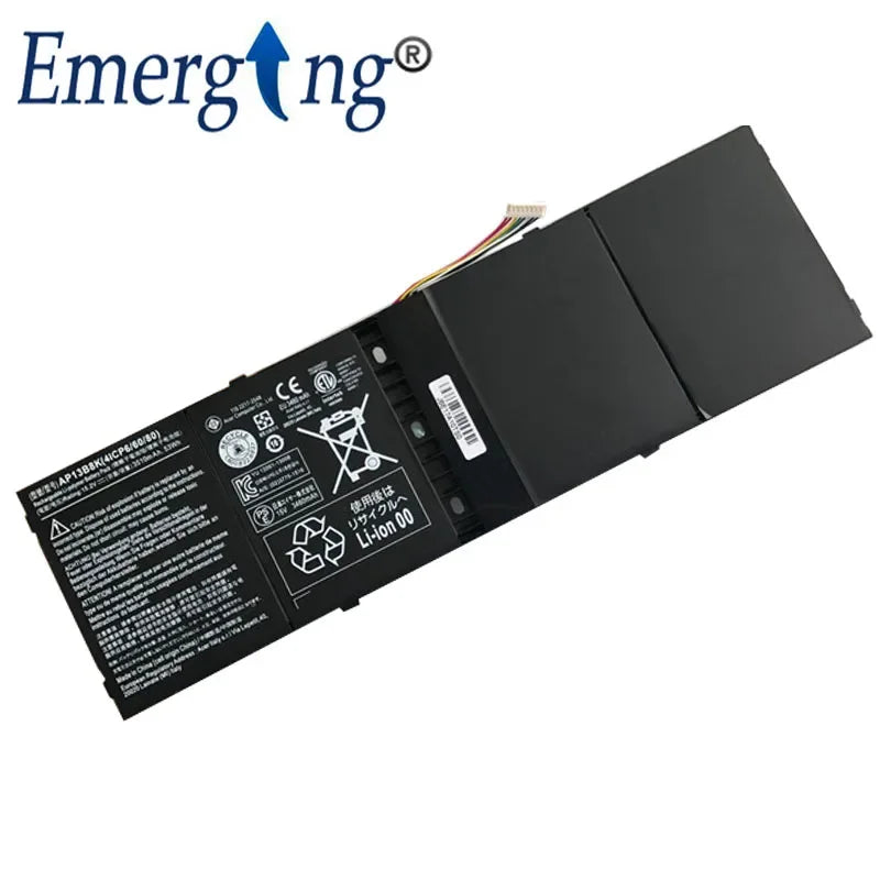 15V 53WH New Original Laptop Battery AP13B3K For Acer Aspire  R7-571 V5 -472G 473G 573G 572P AP13B8K