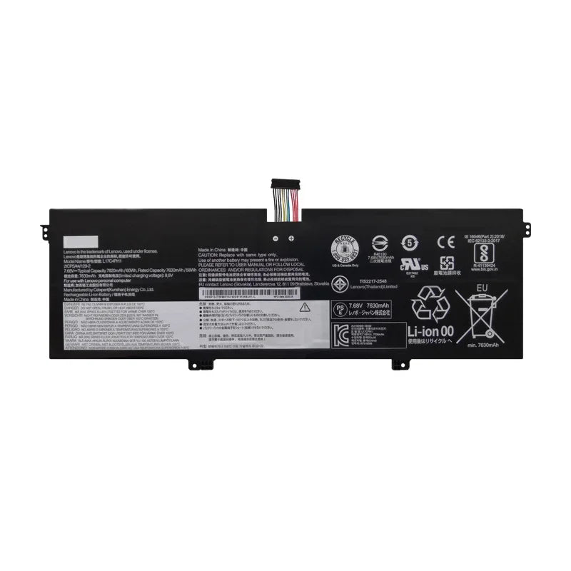 7.6V 60WH Original Laptop Battery L17C4PH1 For Lenovo YOGA 7 Pro-13IKB Yoga 930 5B10Q82425 L17M4PH1