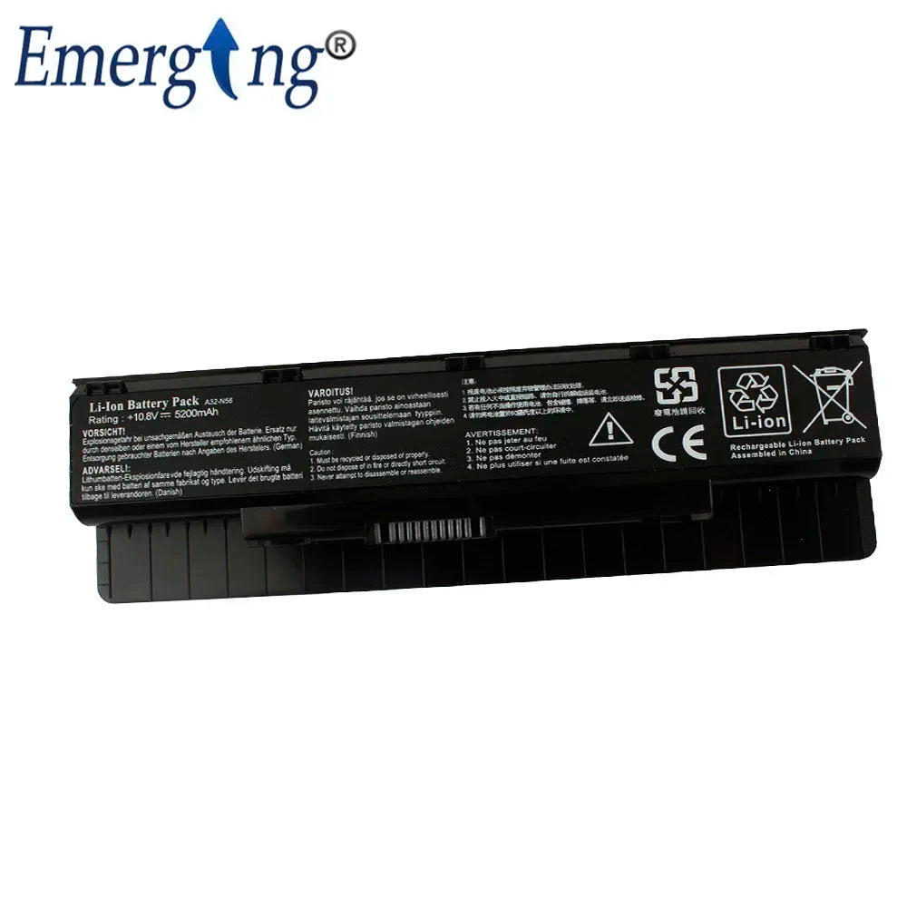 10.8V New Laptop Battery for ASUS N46 N46V N46VZ N56 N56V N56VZ N76 N76V N76VZ N76VM Calibrate