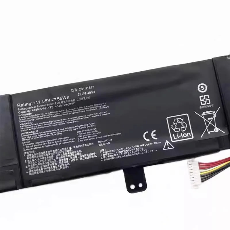 11.55V 55Wh C31N1517 Laptop Battery For Asus VivoBook Flip Q304UA 2-in-1-13.3" TP301UA TP301U Q304UA  TP301