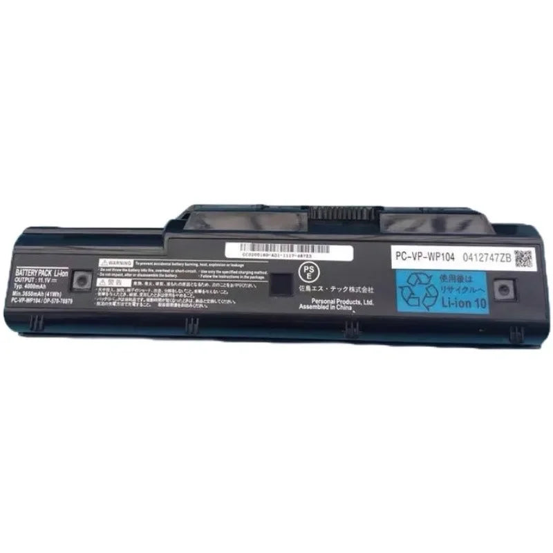 11.1V 41Wh Original PC-VP-WP104 Laptop Battery For NEC  PC-VP-WP114 PC-VP-WP103 PC-VP-WP127 PC-VP-WP121 OP-570-76979 OP-570-7700