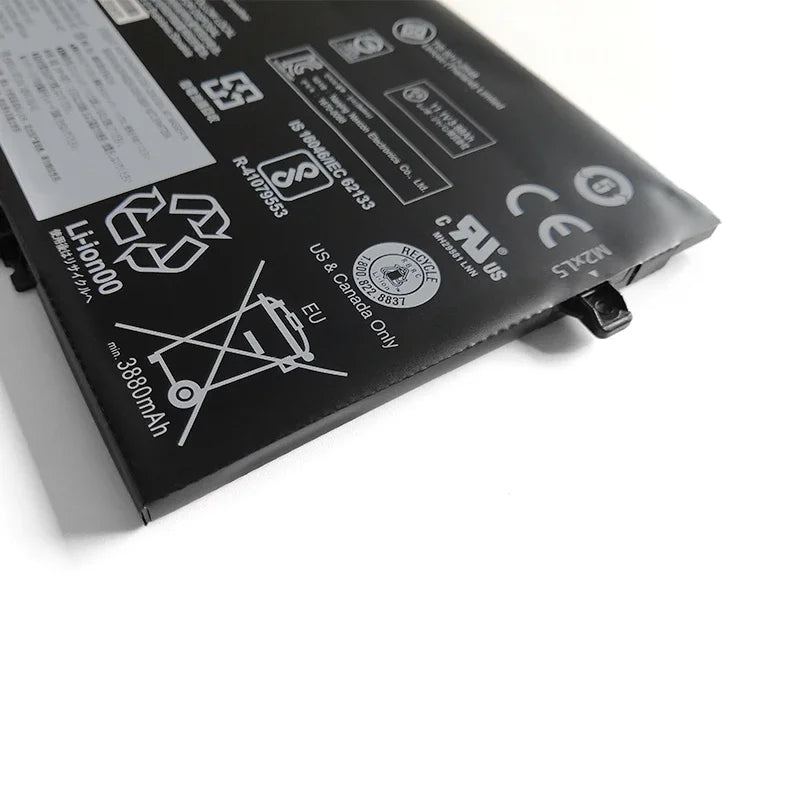 11.1V 45WH Original L17L3P52 Laptop Battery For Lenovo  ThinkPad L480 L580 01AV463 01AV464 01AV465