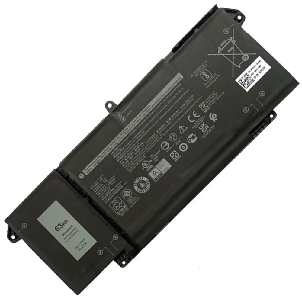 15.2V New 7FMXV 9JM71 Laptop Battery  For DELL Latitude 13 5320 2-in-1 14 7420 7520 4M1JN HDGJ8 TN2GY 0TN2GY MHR4G 1PP63