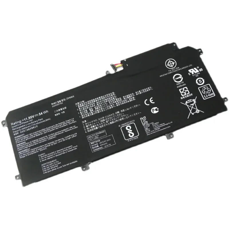 11.55V 54Wh 4680mAh  Battery C31N1610 for ASUS ZenBook UX330C UX330CA U3000C 3ICP3/97/103