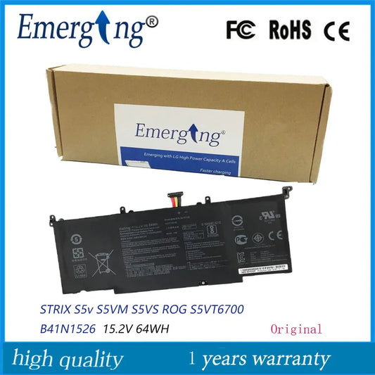 15.2V 64Wh Original New Laptop Battery B41N1526 for ASUS STRIX S5v S5VM S5VS ROG S5VT6700 GL502VT-BSI7N27 B41N1526