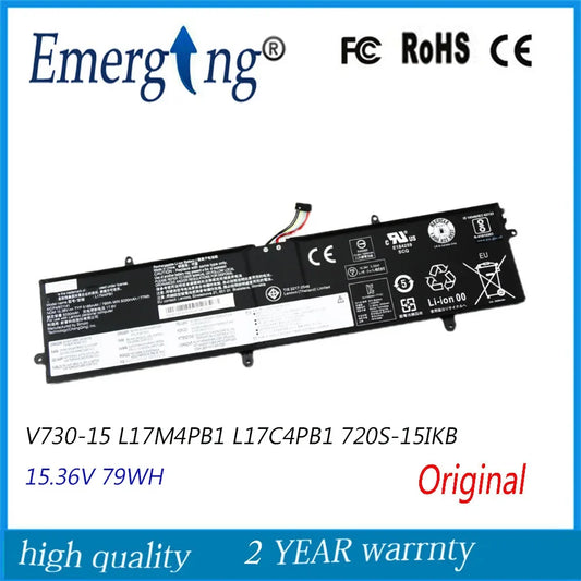 15.36V 79Wh Laptop Battery L17M4PB1 L17C4PB1 For Lenovo YOGA2 PRO 13 V730-15IKB 720S