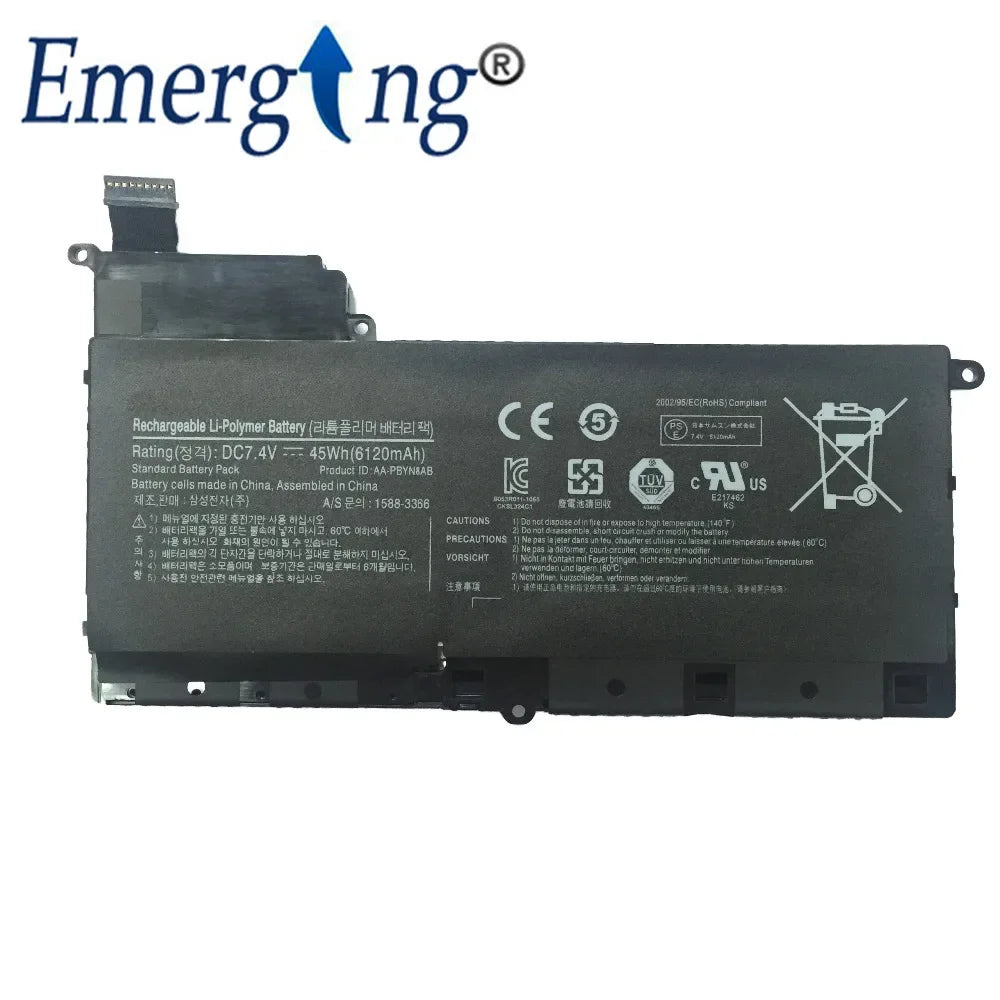 7.4V 45WH New Laptop Battery AA-PBYN8AB For SAMSUNG NP530U4B-A01US 530U4C PBYN8AB BA43-00339A