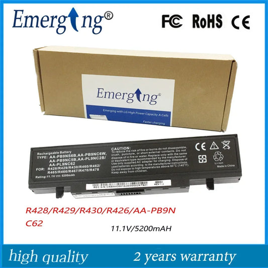 Laptop Battery AA-PB2NC3B For Samsung R428 R429 R460 R439 R467 R468 R470 R440 PB2NC6B AA-PB9NC6B AA-PL9NC2B  AA-PB9NC5B