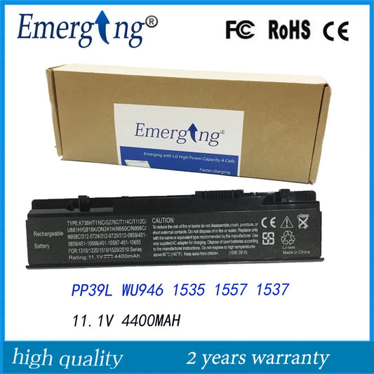 11.1V 4400mah New Laptop Battery for Dell Studio 1535 1536 1537 1555 1557 1558 WU946 KM958 0KM887