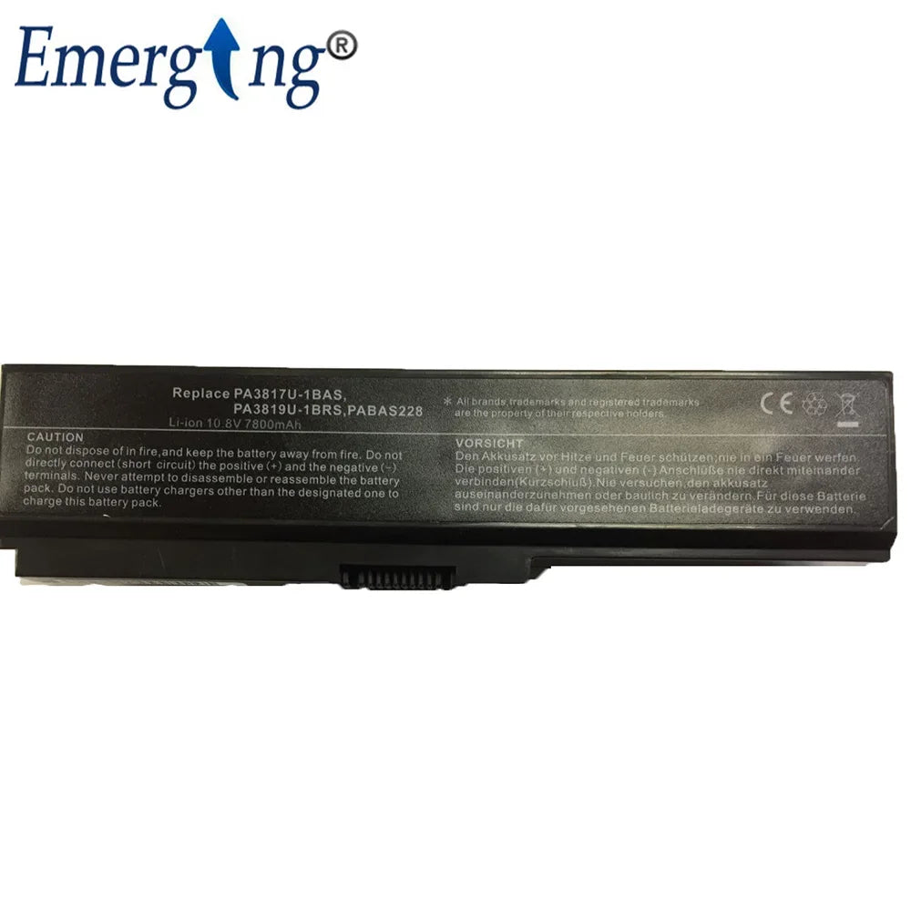 9cell New Laptop Battery for Toshiba C600 L600 L635 L655 L735 L510 M800 m900 A665 P755 PABAS229 PA3817