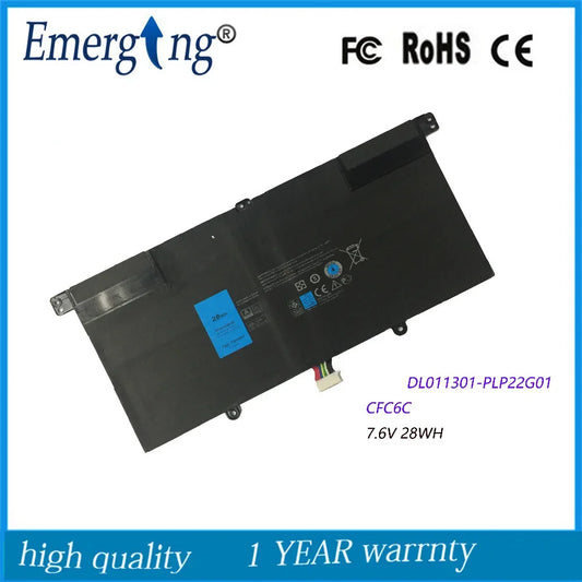 7.4V 28Wh Original New Tablet CFC6C 7WMM7 Laptop Battery for DELL Venue 11 Pro Keyboard Dock D1R74