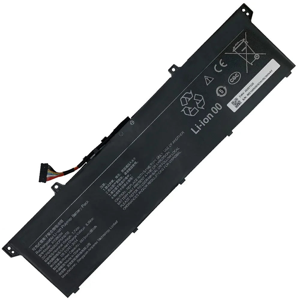 7.7V 66Wh 8572mAh New R15B03W Laptop Battery For XiaoMi Pro 15 2021 OLED  XMA2009-AL