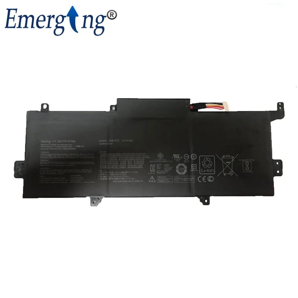 11.55V 57WH Original New Laptop Battery C31N1602 for ASUS UX330 UX330UA UX330U series