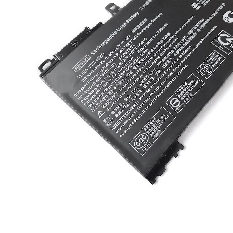 11.55V 45WH Original Laptop Battery RE03XL RF03XL For HP ProBook 430 440 445 450 455 G6 Series HSTNN-DB9N HSTNN-UB7R L32407-2B1