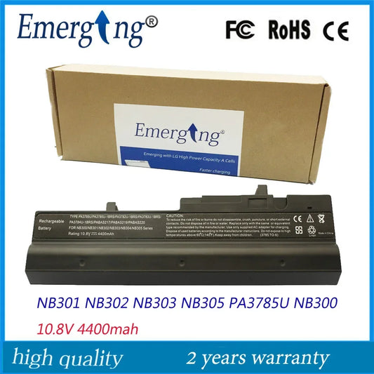 10.8V New Laptop Battery for Toshiba Mini Notebook NB300 PA3785U PA3784U PA3783U PABAS217 PABAS219 NB301 NB302 NB303 NB305