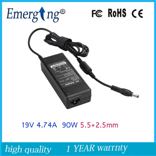 19V 4.74A 5.5*2.5mm 90W Charger Power Supply AC Laptop Adapter