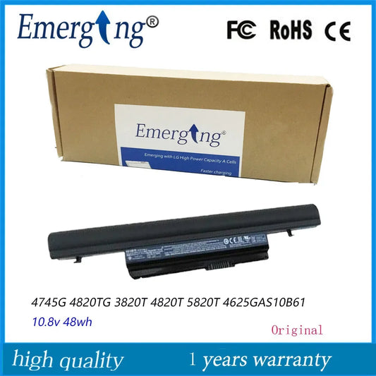 10.8V 48WH New Original AS10B61 Laptop Battery for Acer Aspire 3820T 3820TG 4820T 5820T AS5820 AS7745  AS10B6E AS10B7