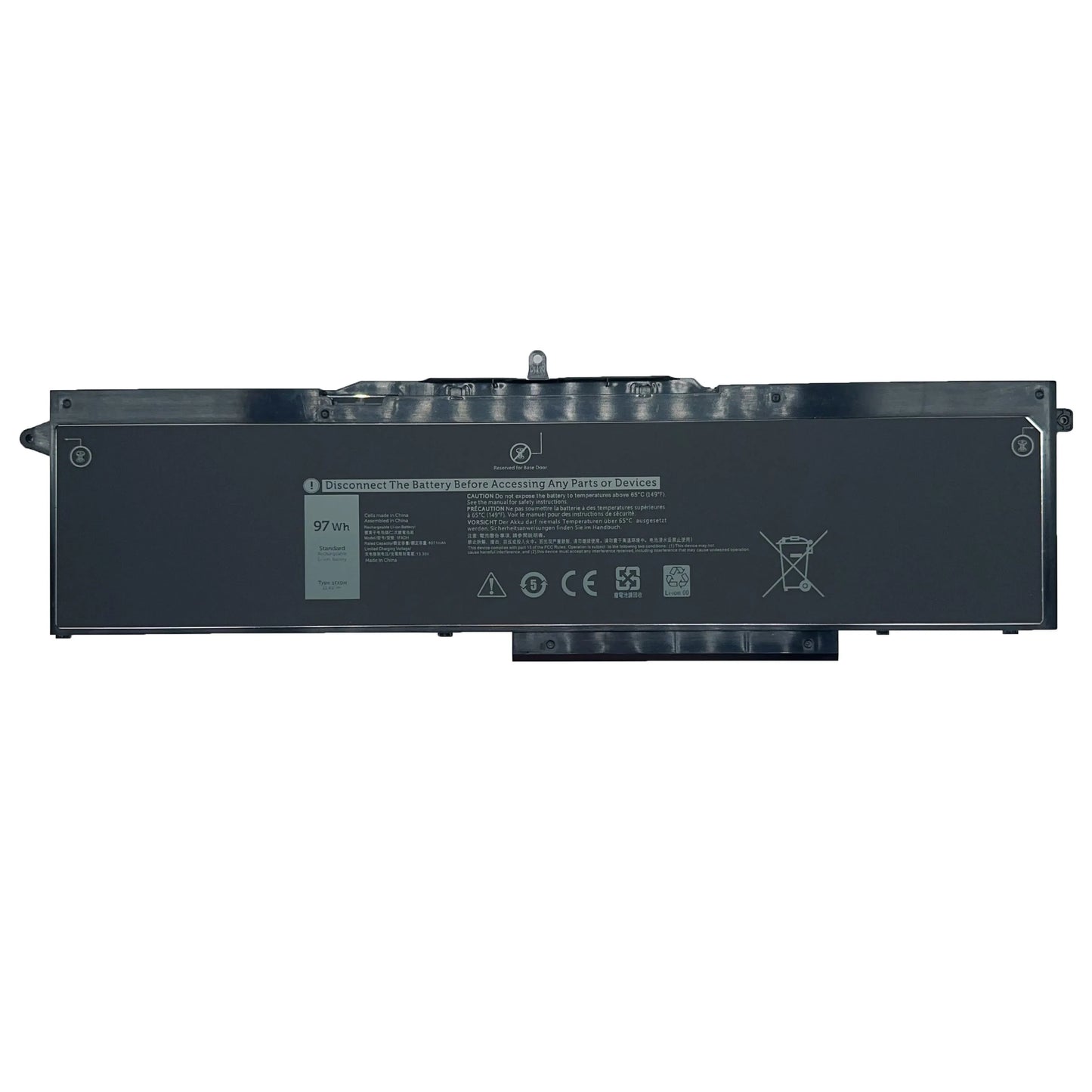 11.4V 97Wh New 1FXDH 1WJT0 D191G Laptop Battery for Dell  Latitude 5411 5510 Precision 3540U 3540 Inspiron 7500 7706 2-IN-1