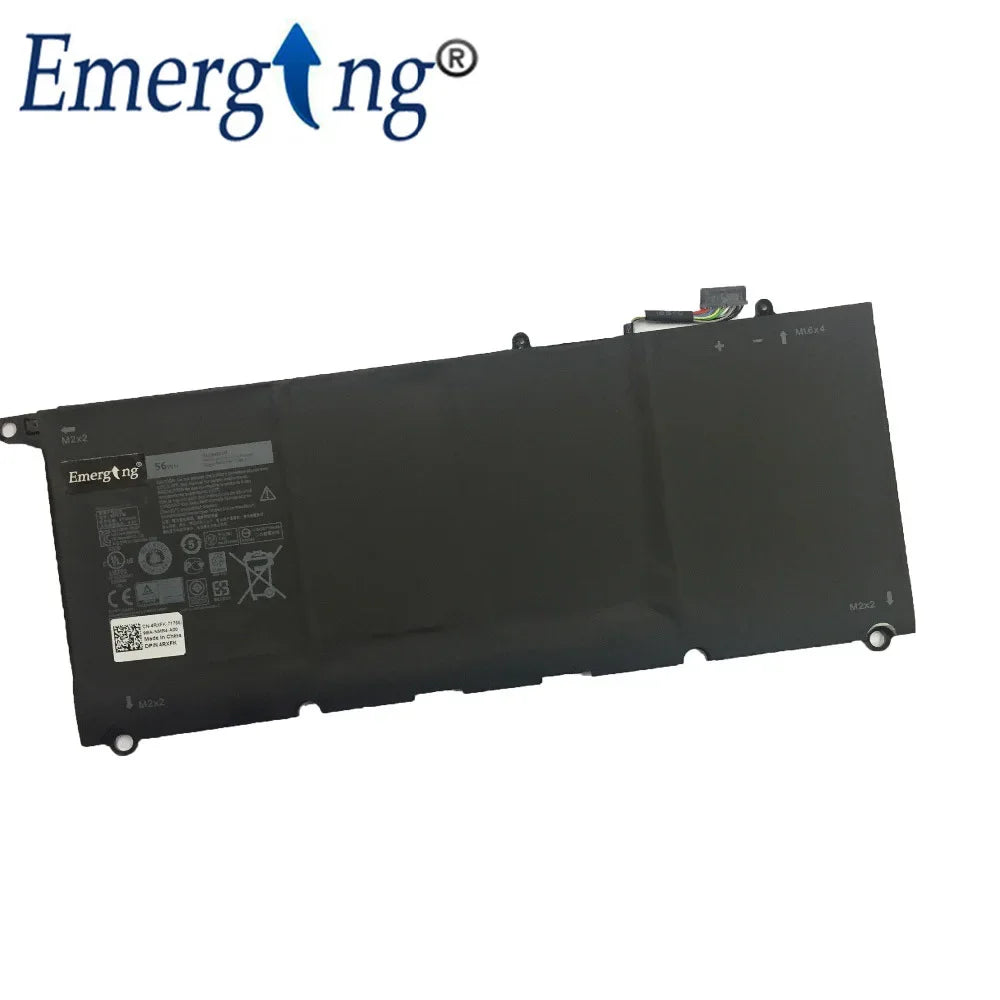 7.6V 56Wh 90V7W Original Laptop Battery for Dell XPS13-9343 XPS13 9350 JD25G DIN02 P54G