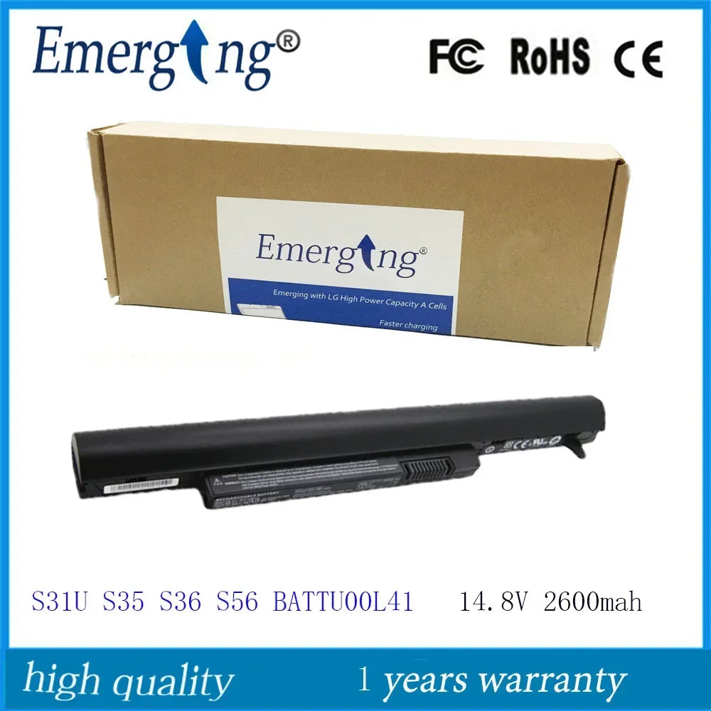 14.8V 2600MAH 4cells New Laptop Battery for BENQ S31U S35 S36 S56 BATTU00L41BATTU00L81