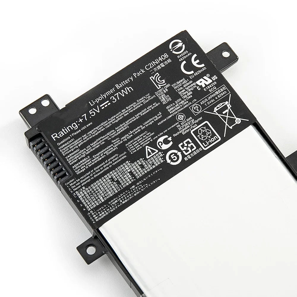 7.5V 37Wh Laptop Battery C21N1408 For ASUS VivoBook 4000 MX555 V555L V555LB V555U