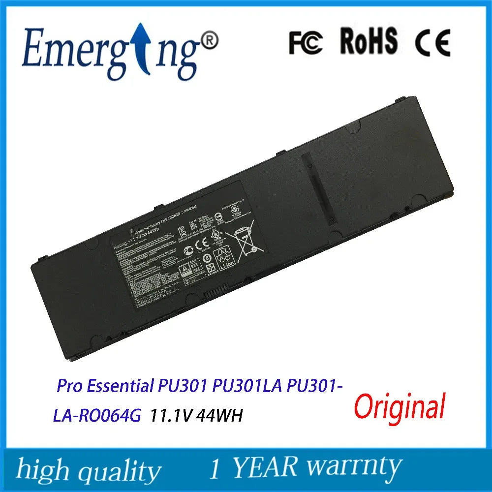 11.1V 44WH New Laptop Battery C31N1318  for ASUS Pro Essential PU301 PU301LA PU301LA-RO064G