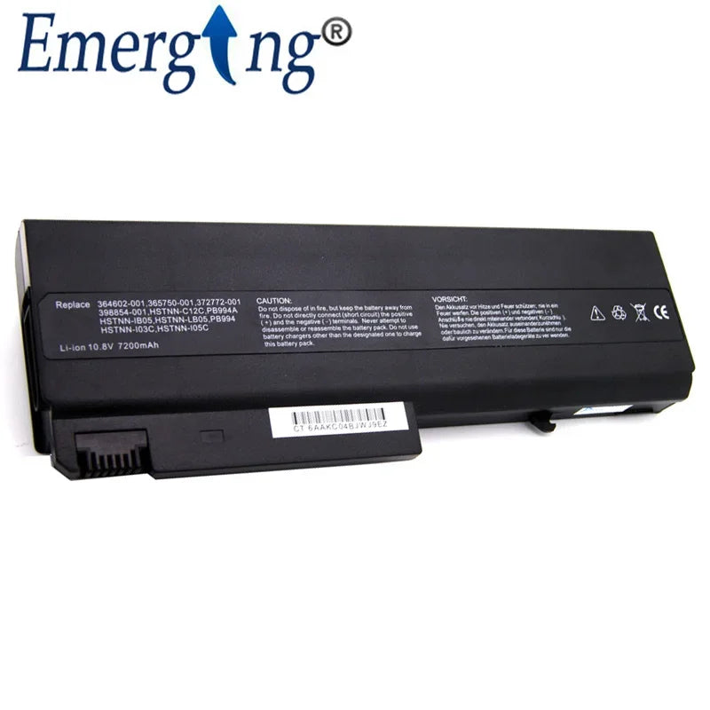 10.8V 9Cell New Laptop Battery for HP Compaq  NX6120 6515B NX6220 NX6325 6910P nc6400