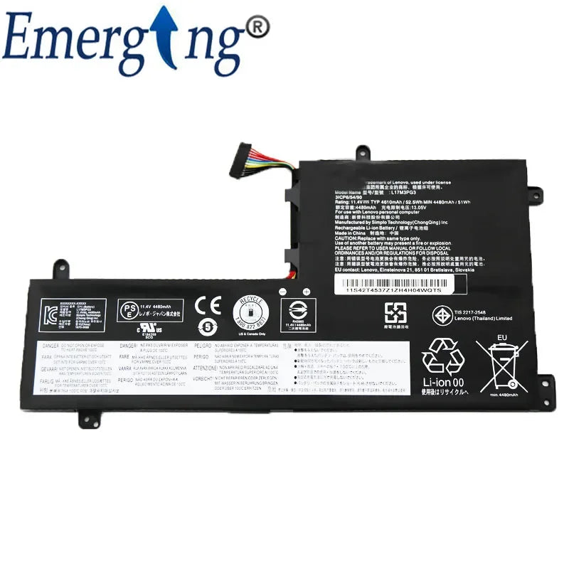 New Battery L17M3PG3 For Lenovo Y7000 Y7000P Legion Y530 Y530-15ICH L17L3PG1 L17C3PG1 L17M3PG2