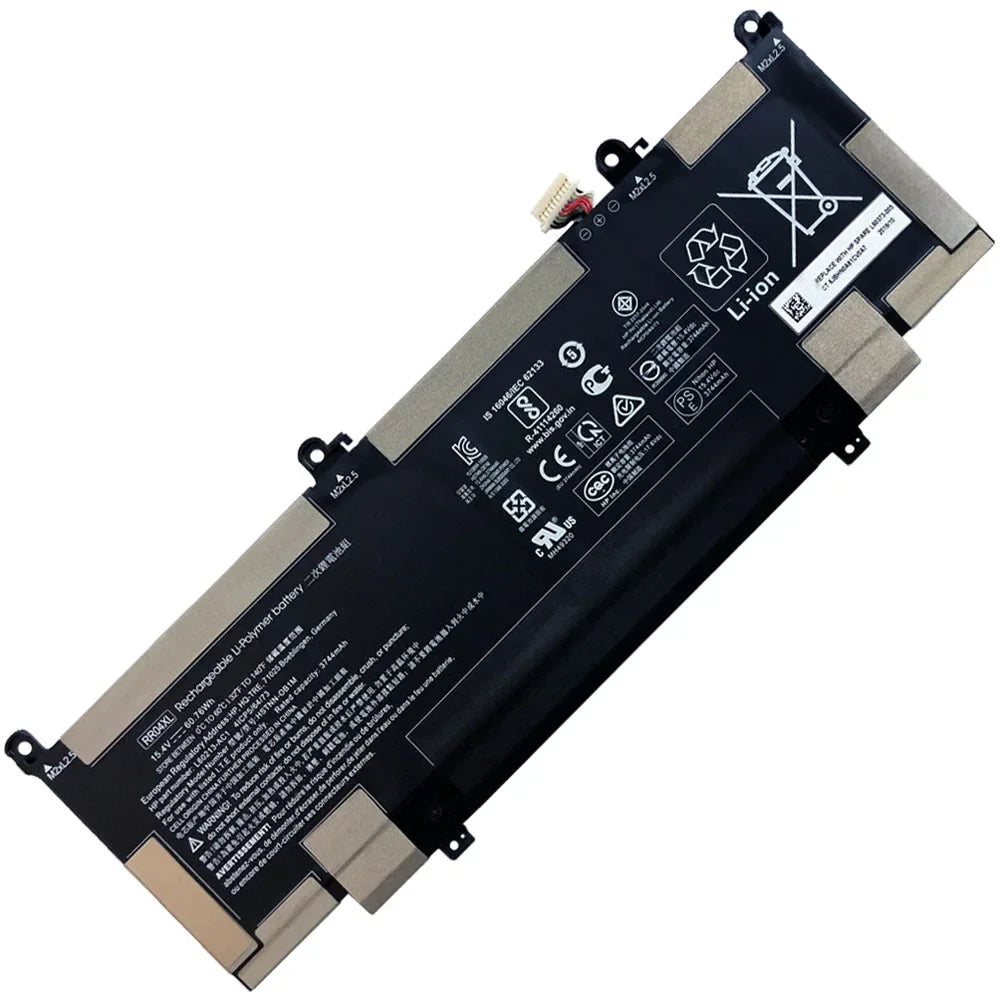 15.4V 60.76Wh New RR04XL Laptop Battery for HP Spectre X360 13-AW AW0001TU AW0021NG HSTNN-DB9K OB1M L60213-2C1 L60373-005 14-CE