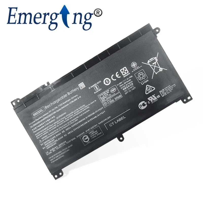 11.V 3470mah Original  Laptop Battery BI03XL ON03XL for HP  Pavilion X360 13-U100TU U169TU HSTNN-UB6W TPN-W118 Stream 14-AX010wm